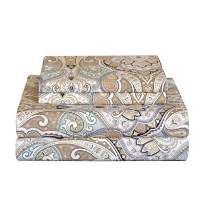 Afbeelding van Pointehaven 200 draadtelling Percale Sheet Set, Koning, Ceder