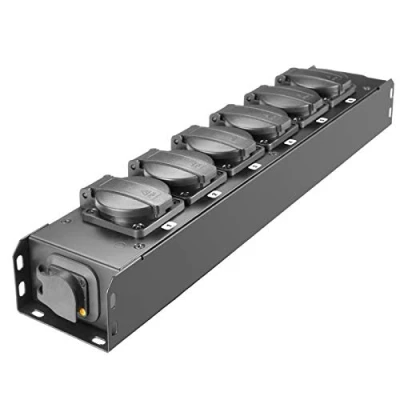 Afbeelding van Adam Hall Kabels PRO PORT 6 T Stekkerdoos x IP54 Schuko out &amp; IP65 in/uit
