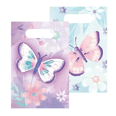 Afbeelding van Amscan 9909725 partyzakken schijnwerper, 8 stuks, papier, 23,2 x 16,3 cm, cadeautjes, kinderverjaardag