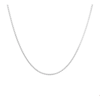 Afbeelding van Zilveren Ketting Venetiaans Bol 1,2 mm x 41 45 cm lang