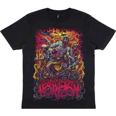 Afbeelding van Bring Me The Horizon Zombie Army Heren T shirt M Zwart