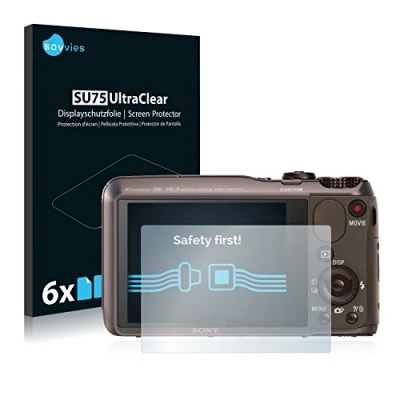 Afbeelding van Savvies Screenprotector voor Sony Cyber Shot DSC HX20V Folie Beschermfolie transparant (6 Stuks)