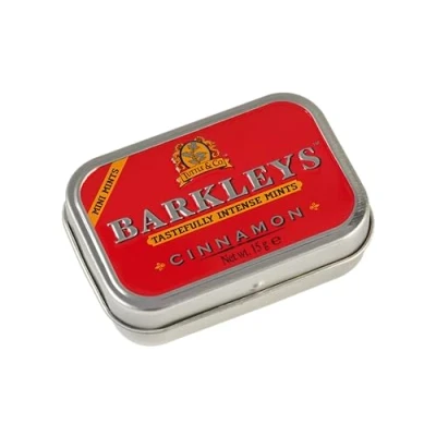 Afbeelding van Barkleys Mints Suiker Gratis Kaneel Intense Tins, 15 g ouder