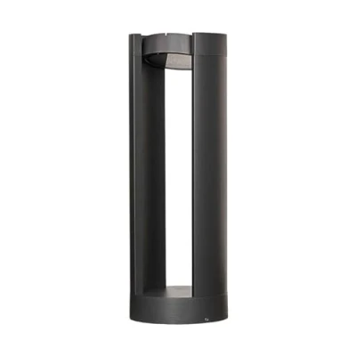 Afbeelding van Lucande LED buitenlamp 1licht Drukgegoten aluminium, glas H: 50 cm grafietgrijs Inclusief lichtbron