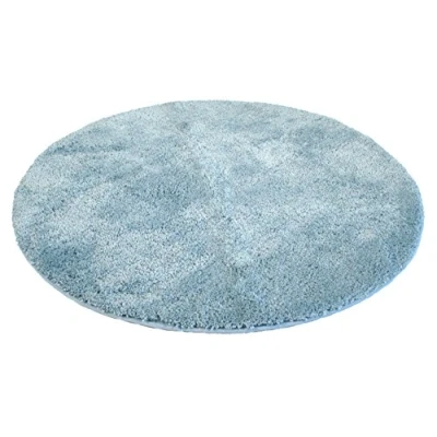 Afbeelding van Kinzler J 10001/16 lichtblauw badmat, microvezel, 90 cm rond