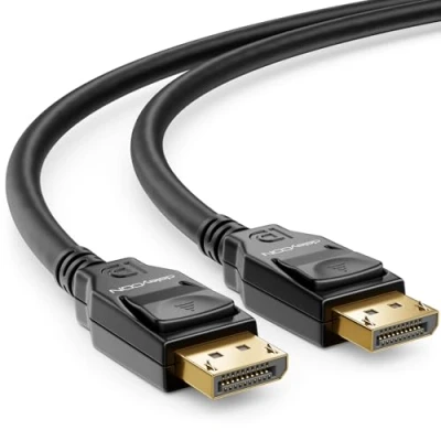 Afbeelding van deleyCON 2m DisplayPort 8K Kabel 1.4 1080P tot Optimaal voor Gaming Monitoren 240Hz PC HBR3 DSC HDR 10
