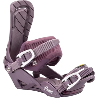 Afbeelding van Nitro Dames Poison &#039;24 All Mountin Freeride binding Snowboardbinding, DEEP PURPLE, S/M