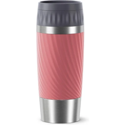Afbeelding van Isoleerbeker 0.36L Tefal Travel Mug Easytwist Koraalrood