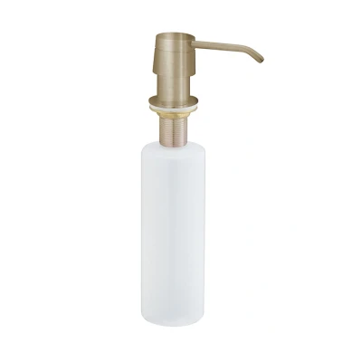 Afbeelding van Xellanz inbouw zeeppompje geborsteld messing kunststof fles 250ml