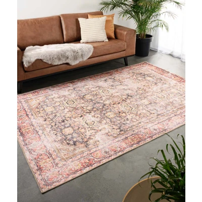 Afbeelding van Vintage Tapijt/Vloerkleed Fade Prestige Beige 152x230 Cm