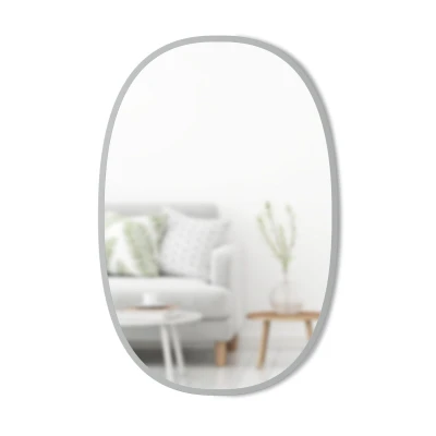 Afbeelding van Umbra Wandspiegel Hub ovaal 61 x 92 cm Grijs