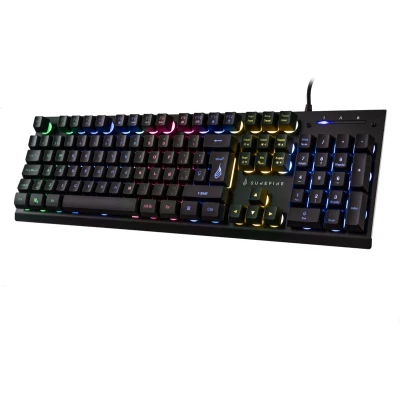 Afbeelding van KingPin X2 RGB Multimedia Metaal Toetsenbord QWERTY (ES)