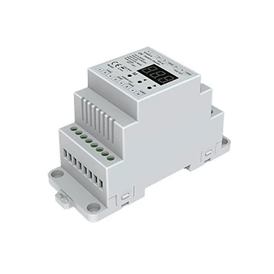 Afbeelding van 4 CH Constant Voltage DMX512 Decoder RGB/RGBW Controller DIN Rail Mounted kanalen dimming 5 24VDC