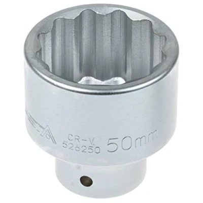 Afbeelding van 12 kant Dop 50mm 3/4 duims Chrome vanadium twaalfkant ASTA