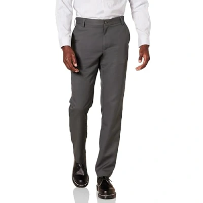 Afbeelding van Amazon Essentials Heren Slim Fit Flat Front Jurk Broek, Donkergrijs, 29W x 28L