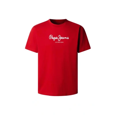 Afbeelding van Pepe Jeans EGGO Tshirt print, Heren, Maat: XL, Rugby red