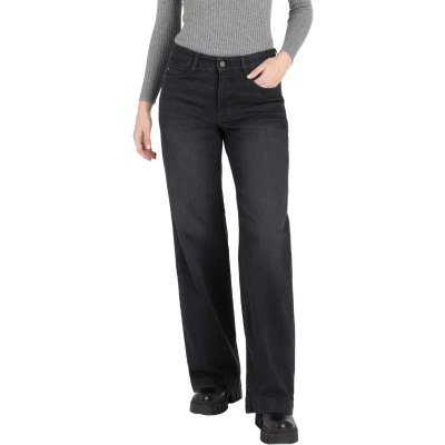 Afbeelding van Mac Dream Wide Jeans voor dames, Grijs 5439 90 0358l d988, 34W / 32L