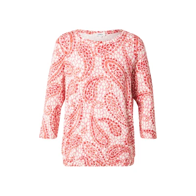 Afbeelding van s.Oliver Longsleeve, Dames, Maat: 46, Himbeere