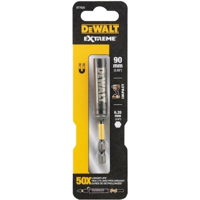 Afbeelding van DeWalt Accessoires Flextorq schroefbithouder voor 25 mm schroefbits magnetisch met uitschuifbare schroefgeleider DT7523 QZ
