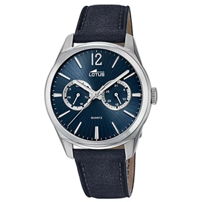 Afbeelding van Lotus Multifunctioneel 18374/3 herenhorloge, zeer goed afleesbaar.