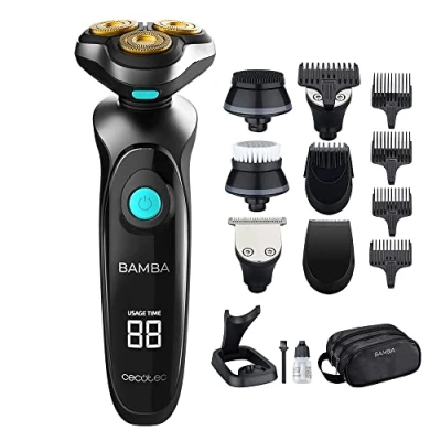 Afbeelding van Cecotec Multigrooming Bamba PrecisionCare TwistGroom 10 in 1 laadstation, lithium accu, messen van roestvrij staal met titanium