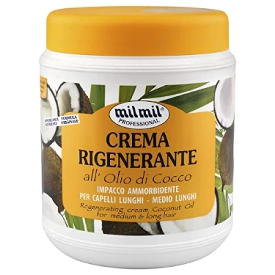 Afbeelding van milmil Haarmasker kokosolie (Crema Rigenerante Cocco) 1000 ml