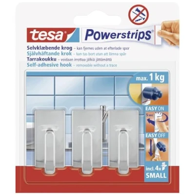 Afbeelding van Tesa Powerstrips Zelfklevende Haken Small 3 Stuks