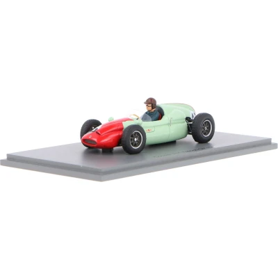 Afbeelding van het 1:43 Diecast model van De Cooper T51 #48 Franse GP 1960. rijder was B. Halford. fabrikant schaalmodel is Spark. Dit alleen online verkrijgbaar