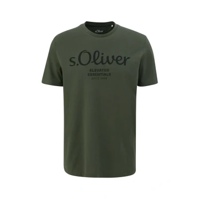 Afbeelding van s.Oliver Kurzarm Tshirt print, Heren, Maat: 3XL, Grün
