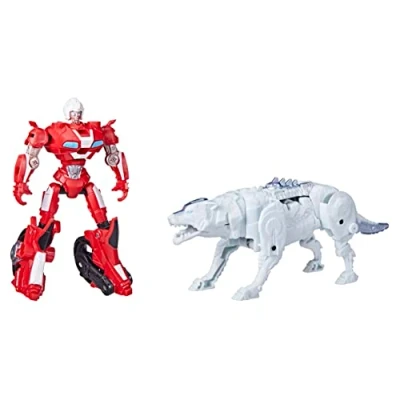 Afbeelding van Hasbro Transformers Rise of the Beasts Combiner Actiefiguren Arcee &amp; Silverfang
