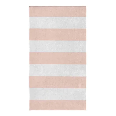 Afbeelding van Strandlaken Cinderella Dune Stripe Roze 100 x 200 cm
