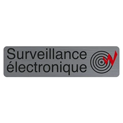 Afbeelding van Exacompta 67170E Plaque Surveillance électronique FR