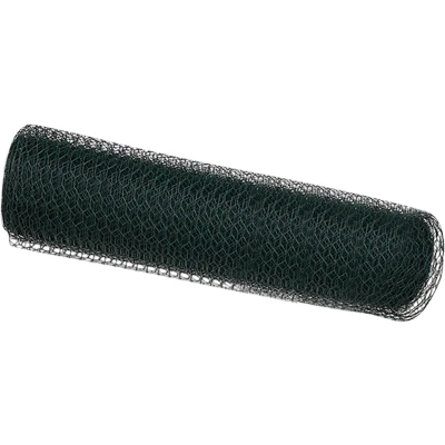 Afbeelding van vidaXL Hexagonhek Groen 0.8x100 m Staal
