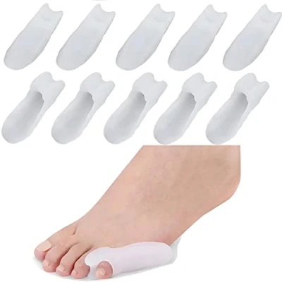 Afbeelding van RUNRAYAY 10 stuks Pinky Toe Protector Bunion met separator, Gel Tailor&#039;s Guard Relief Pads voor ballen vrouwen, Little Corrector Pad om te dragen schoenen