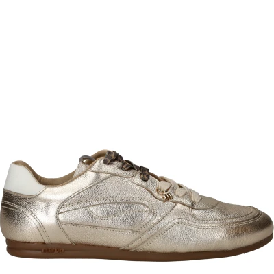 Afbeelding van Maruti Elena Sneakers Dames Leren Sneaker Goud Maat 36