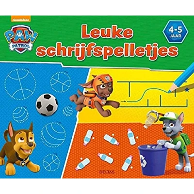 Afbeelding van Deltas Paw Patrol leuke schrijfspelletjes ( 4 5 j. )