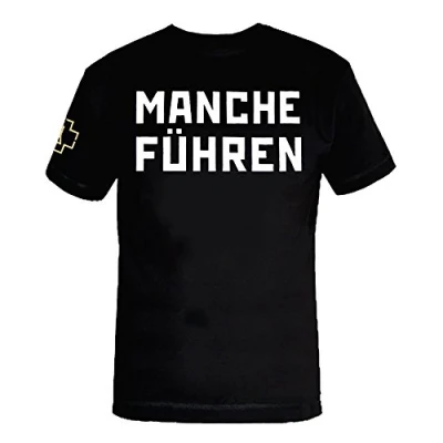 Afbeelding van Rammstein T shirt met opdruk op de borst en rug, zwart, XL