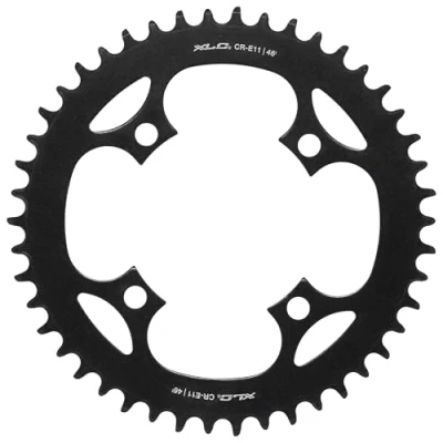 Afbeelding van XLC CR E11 E bike kettingblad 104 BCD 46 tanden, voor volwassenen, uniseks, meerkleurig (meerkleurig), eenheidsmaat