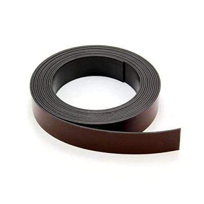 Afbeelding van Magflex® Flexibele magneetband met premium zelfklevende stof, polariteit B, 25,4 mm breed, 1 m lengte