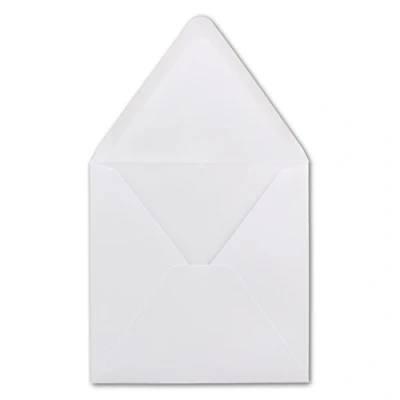 Afbeelding van Enveloppen vierkant 15 x cm wit 120 g/m2 natte lijm 100 Stück
