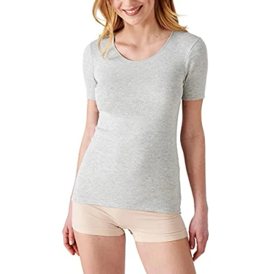Afbeelding van Damart T shirt met korte mouwen, dun, voor dames X Small