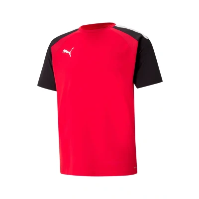 Afbeelding van Puma Teampacer Shirt Korte Mouw Heren Rood / Zwart Maat: XXL