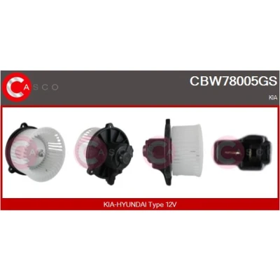 Afbeelding van CASCO CBW78005GS Interieurventilator voor voertuigen met stuur links KIA: Sportage i (K00, JA) 2.0 4WD, 16V TD