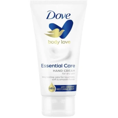 Afbeelding van Dove Body Love Handcreme Essential Care met Ceramide Restoring Serum 6 x 75 ml