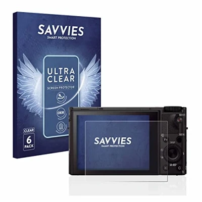 Afbeelding van Savvies (6 Stuks) Schermbeschermer voor Sony Cyber Shot DSC RX100 III Screen Protector Ultra Transparant