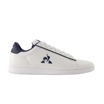 Afbeelding van le coq sportif Court Clean Unisex Sneakers laag, Maat: 41, Optical white/dress blue Leer/ synthetisch