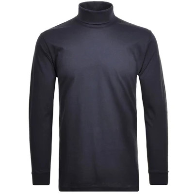 Afbeelding van RAGMAN Basic coltrui met lange mouwen voor heren, marineblauw (070), XXL