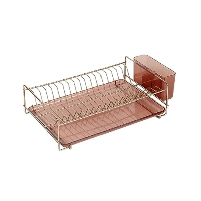 Afbeelding van Sauvic afdruiprek, plat, roestvrij staal, 18/8, koper