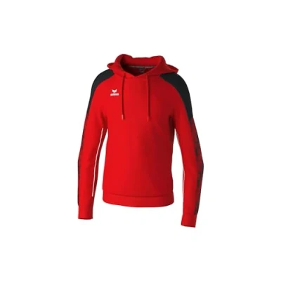 Afbeelding van Erima Evo Star Sweatshirt Met Capuchon Kinderen Rood / Zwart Maat: 140