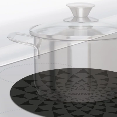Afbeelding van Scanpart Inductie beschermmatjes set 2x20/2x26cm Inbouw accessoire